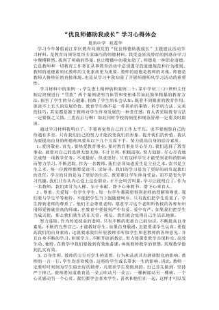 师德师风学习心得体会-(3)