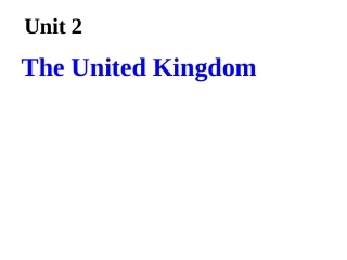 高中英语（人教新课标，必修五）课件：Unit2TheUnitedKingdomReading（共56张PPT）