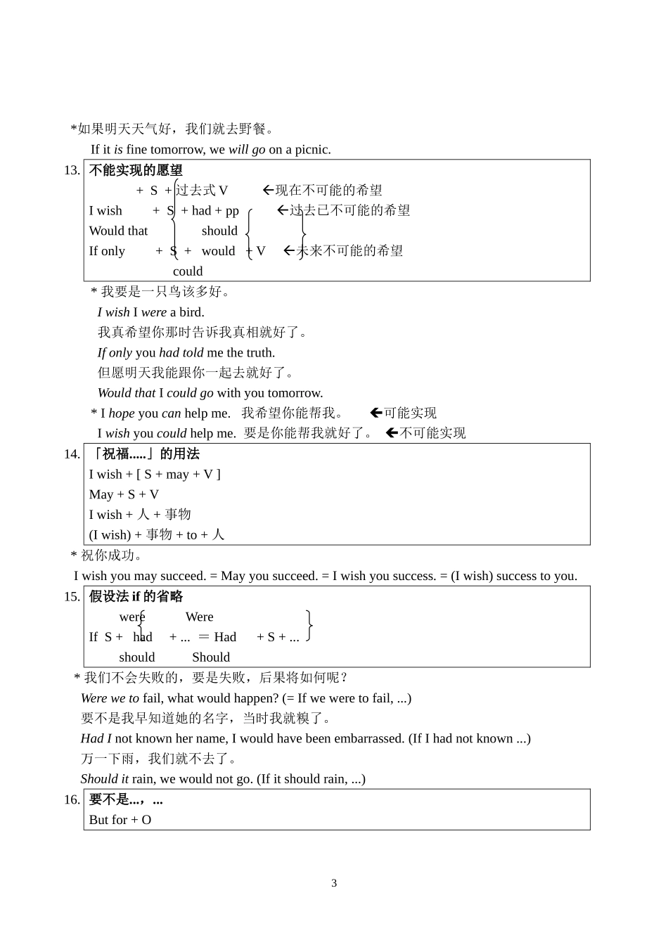 高中英语写作常用句型教案及优秀句子汇编_第3页