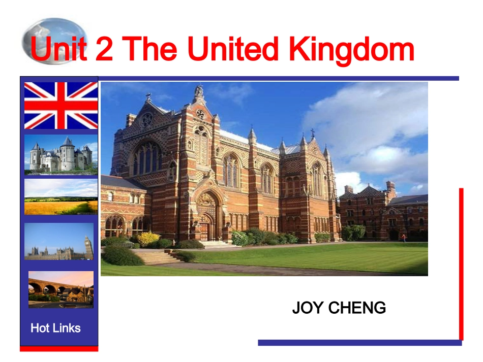 高中英语必修5_Unit2_The_United_Kingdom (2)_第1页