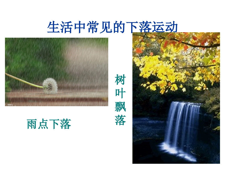 高一物理《25自由落体运动》课件_第2页