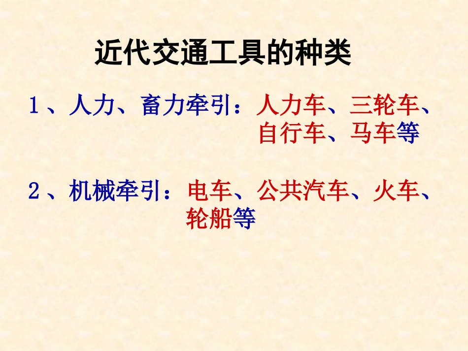 高一历史人民版必修2同课异构课件：42交通和通信工具进步_第3页