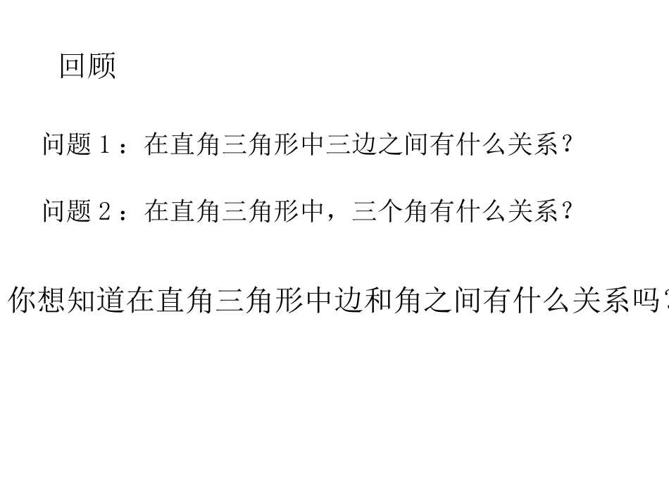 锐角三角函数第一课时_第2页