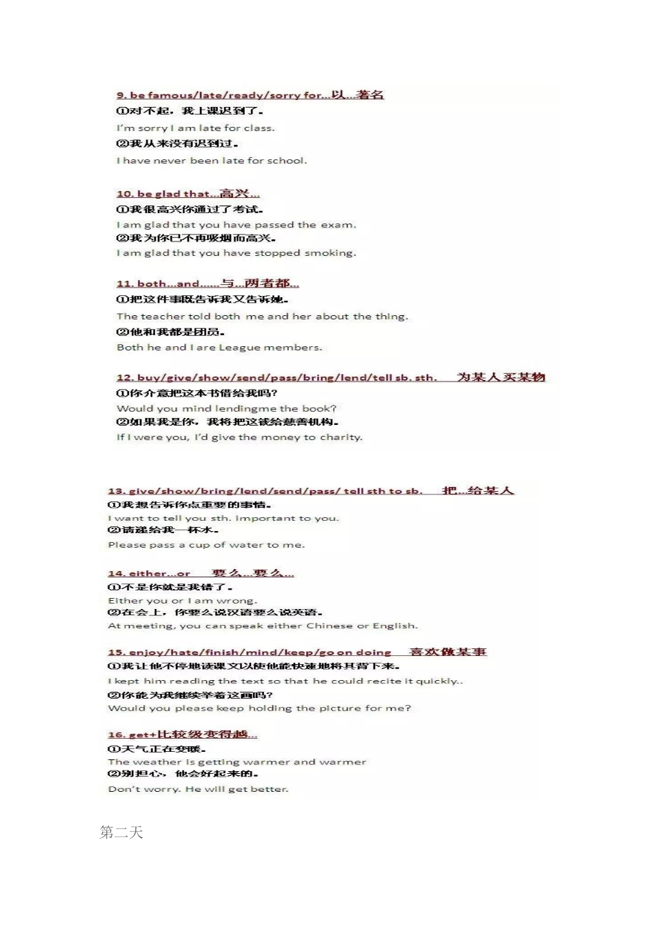 重点句型速记1_第3页