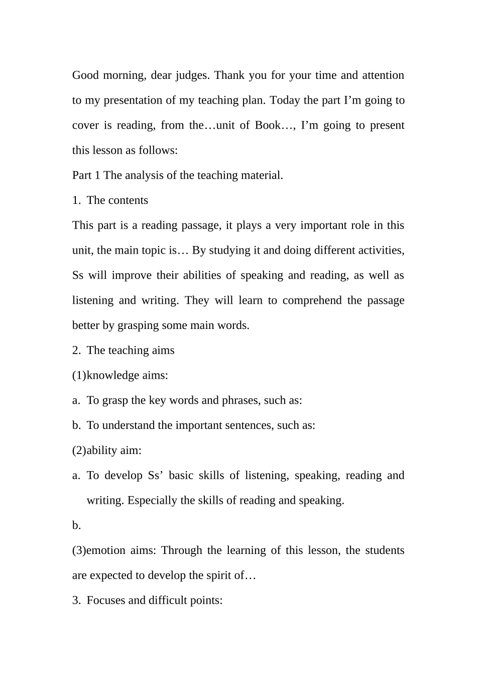 说课模式reading_第1页