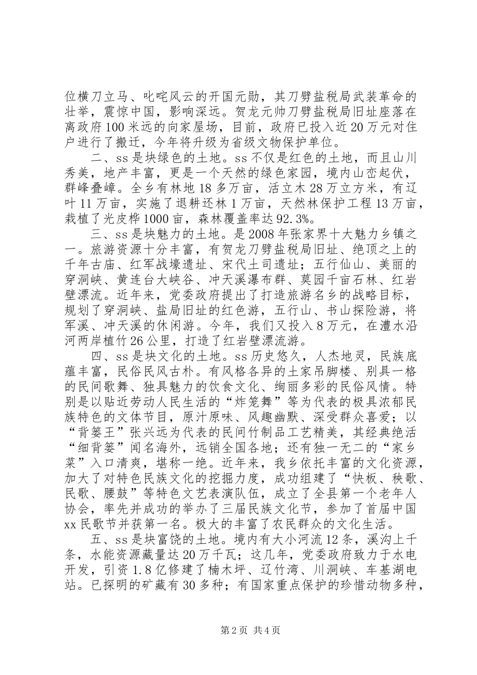 乡镇干部经验交流发言_第2页