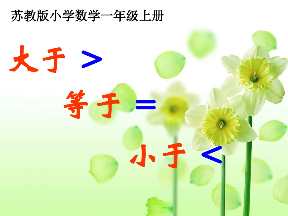 认识等于大于小于_第1页