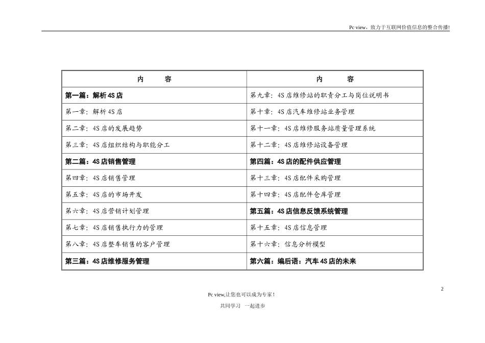 汽车4S店运营手册_第2页