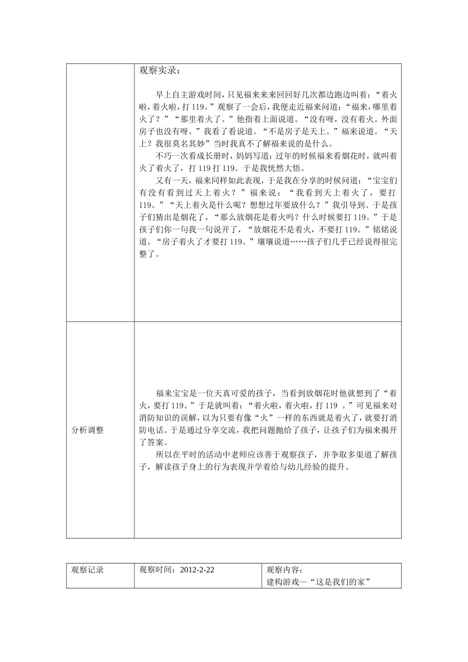 观察幼儿游戏角色意识_第3页