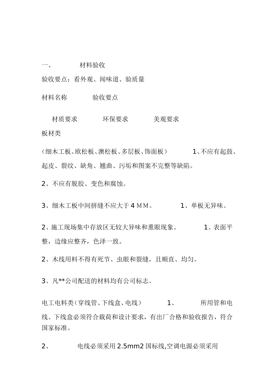 室内装饰工程验收标准_第2页