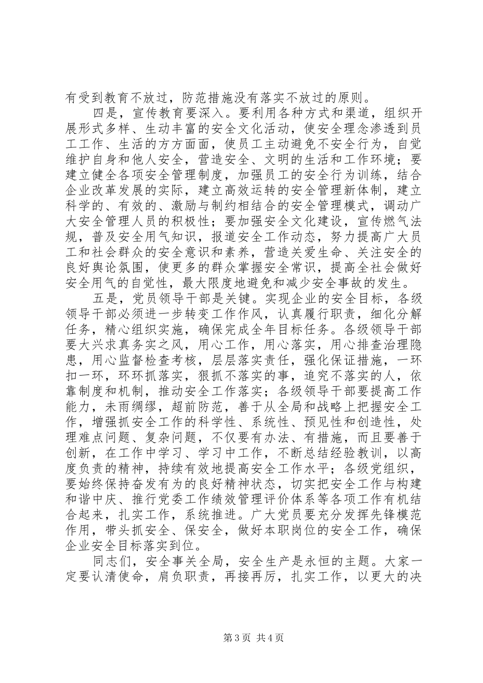 天然气置换工作大会上的讲话_第3页