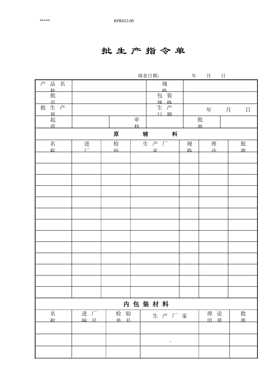 原料药批生产记录_第3页