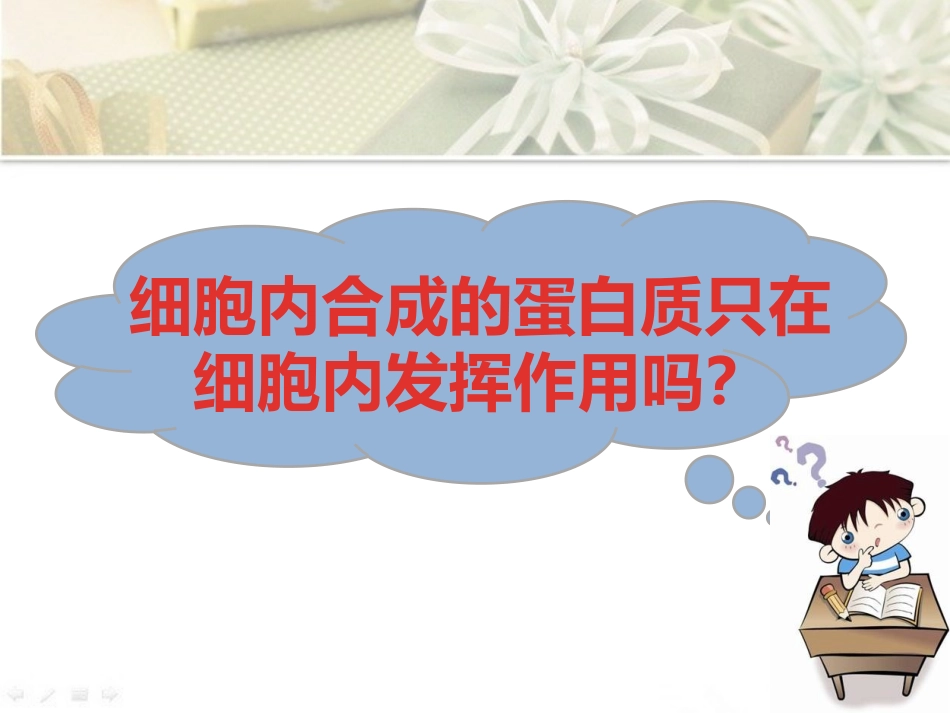 高中生物必修一细胞器第二课时分泌蛋白的合成和运输ppt_第3页