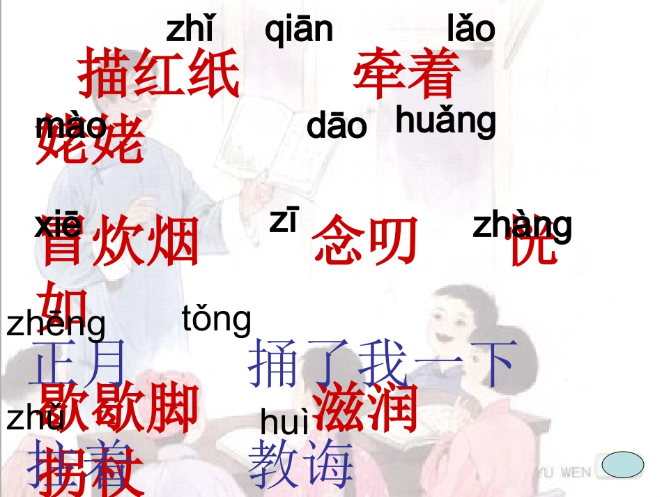 苏教版国标本五年级语文上册《师恩难忘》教学演示课件_第3页