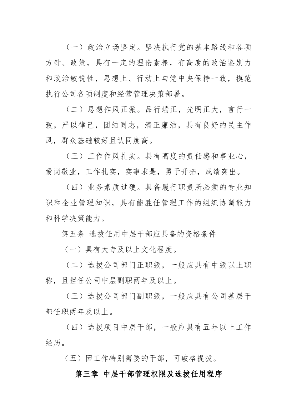 公司中层干部管理办法_第2页