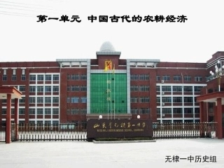 历史必修二一单元框架