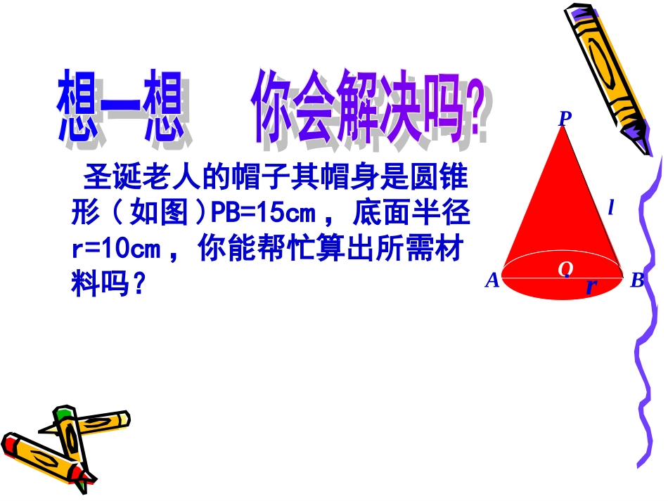圆锥的侧面积和全面积 ppt_第2页