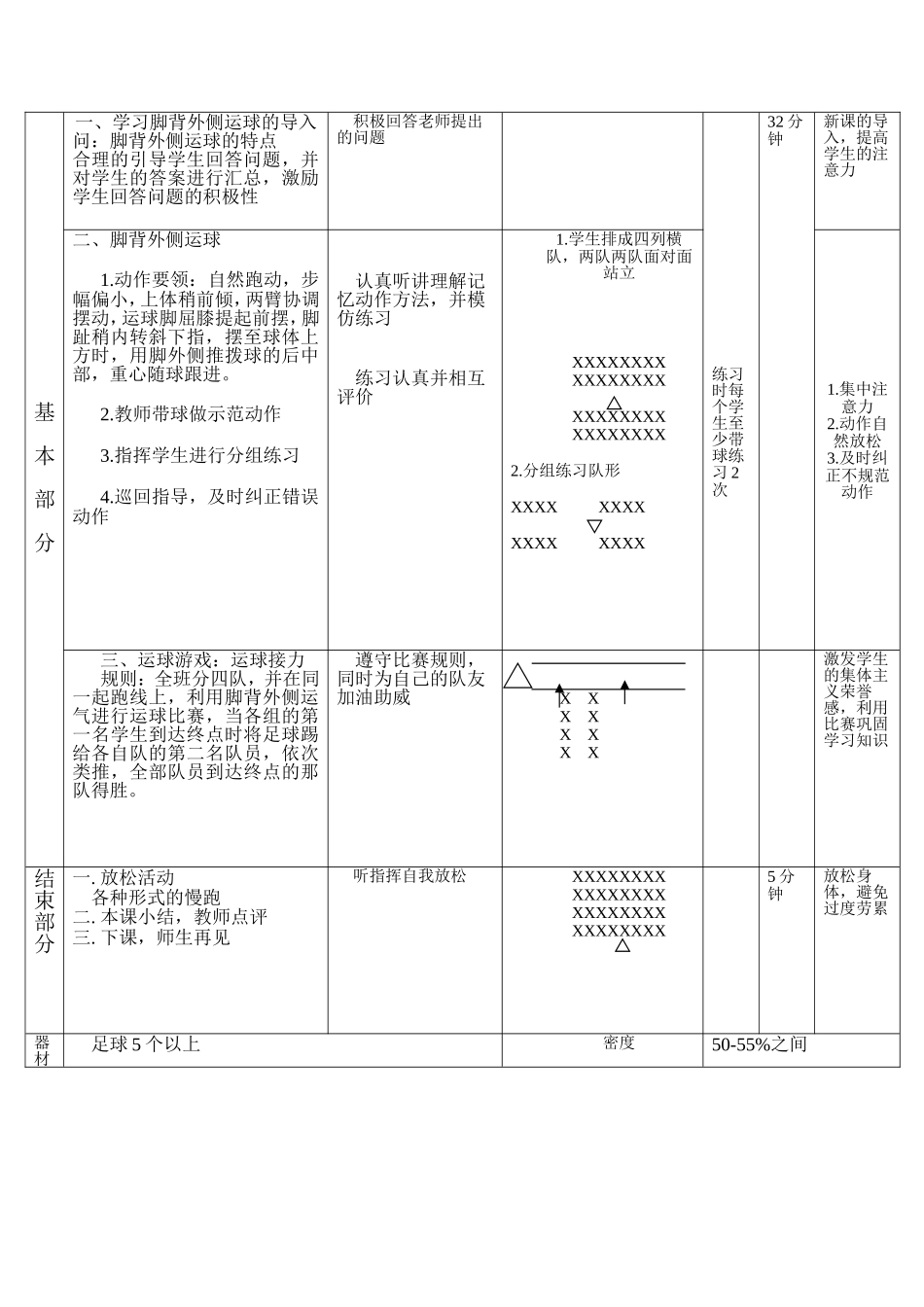 脚背外侧运球教案MicrosoftWord文档_第2页