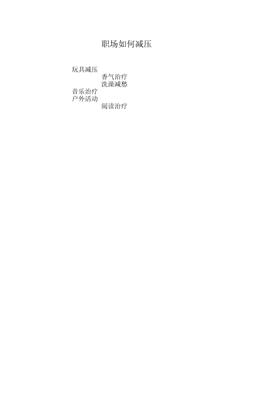 职场如何减压_第1页
