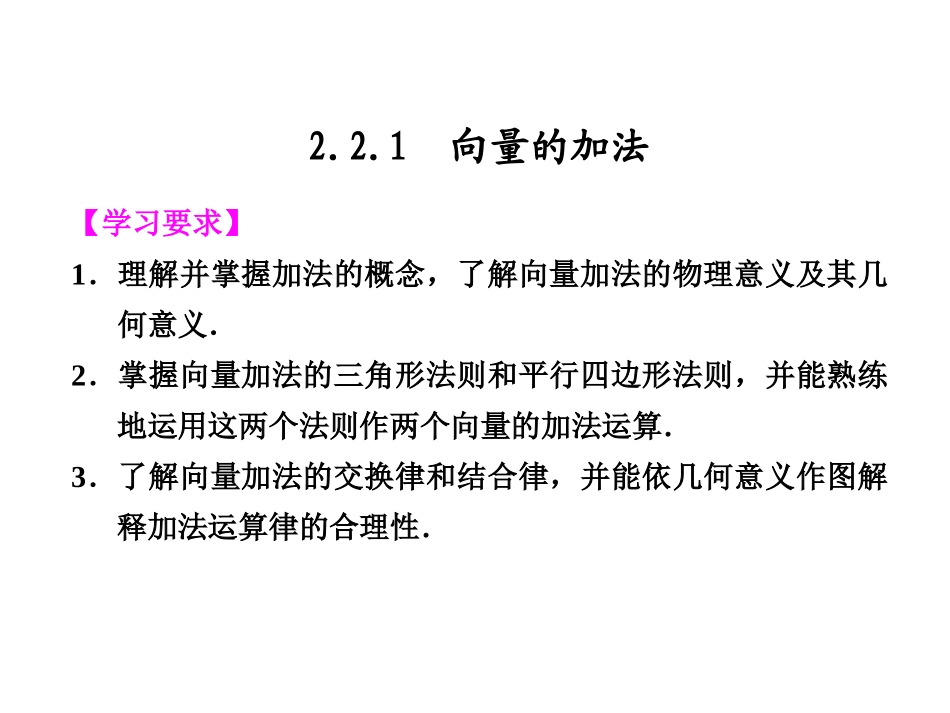 向量的加减法_第1页