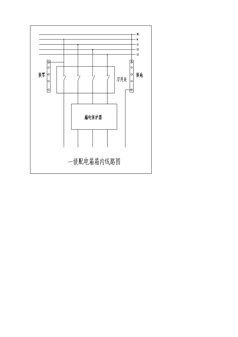 临时用电电箱接线图_第1页