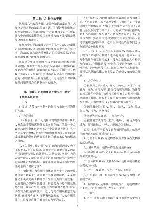 高考第一轮复习之2-力  物体的平衡汇总
