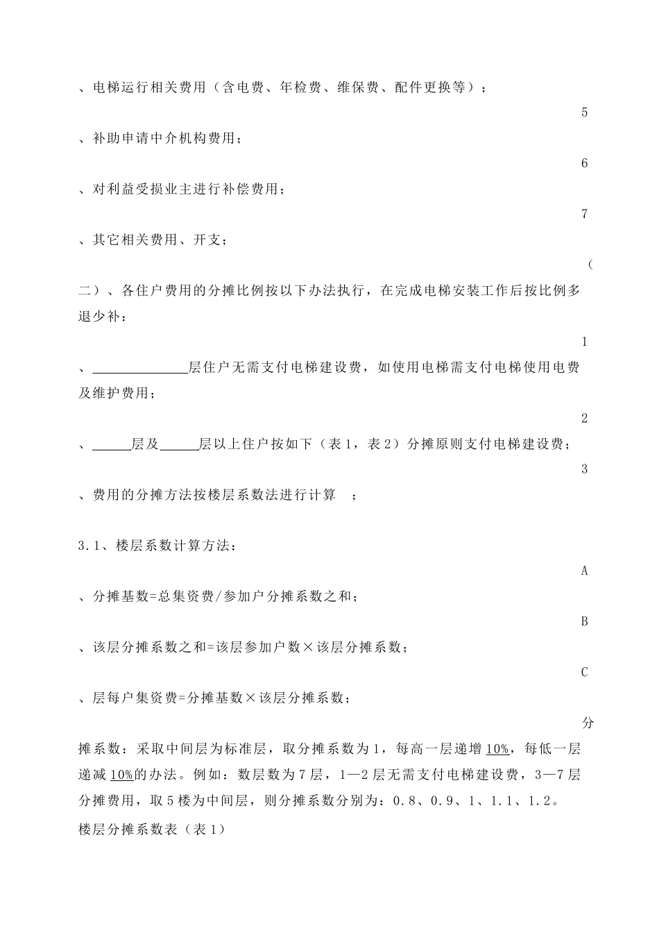 旧楼加装电梯项目协议书_第3页