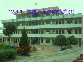 等腰三角形的性质 (4)