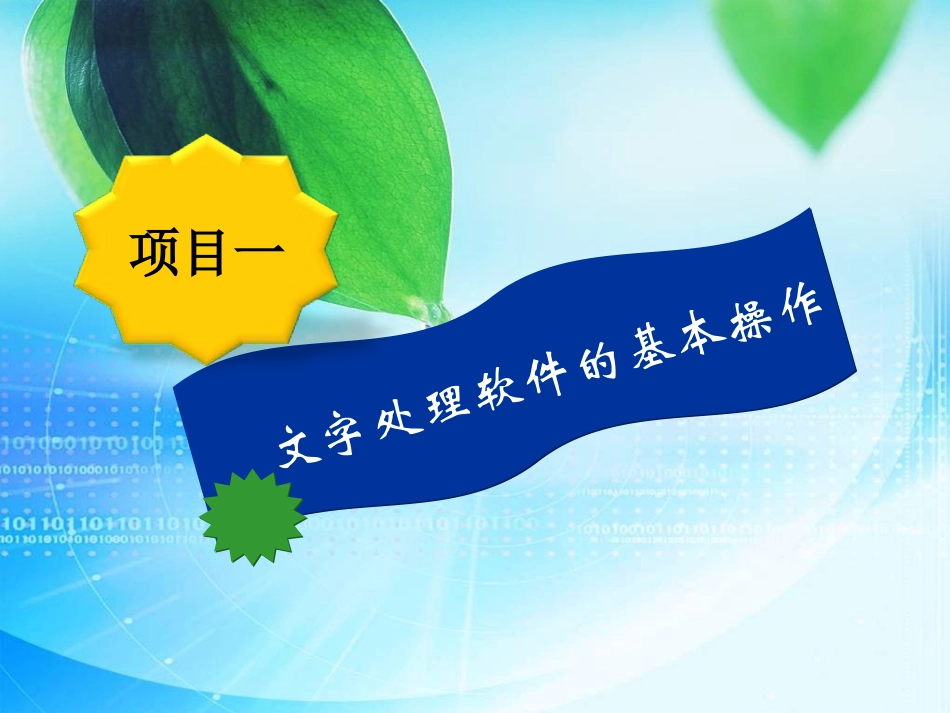 第五章文字处理软件Word2003_第2页