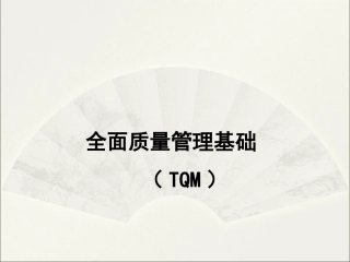 全面质量管理PPT1