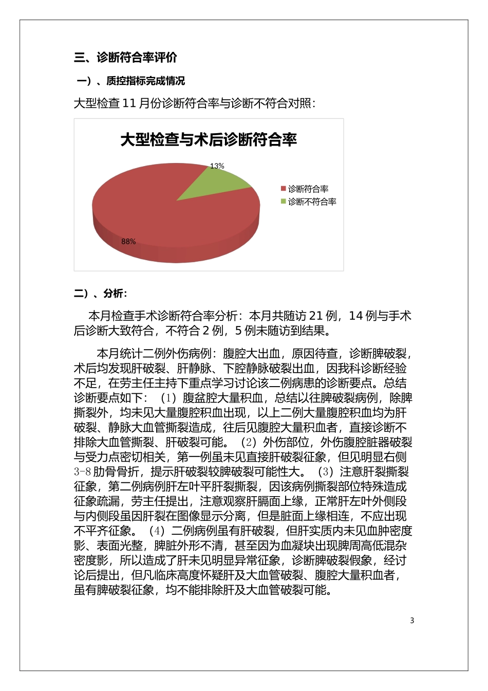 放射科2017-11月份质控总结_第3页