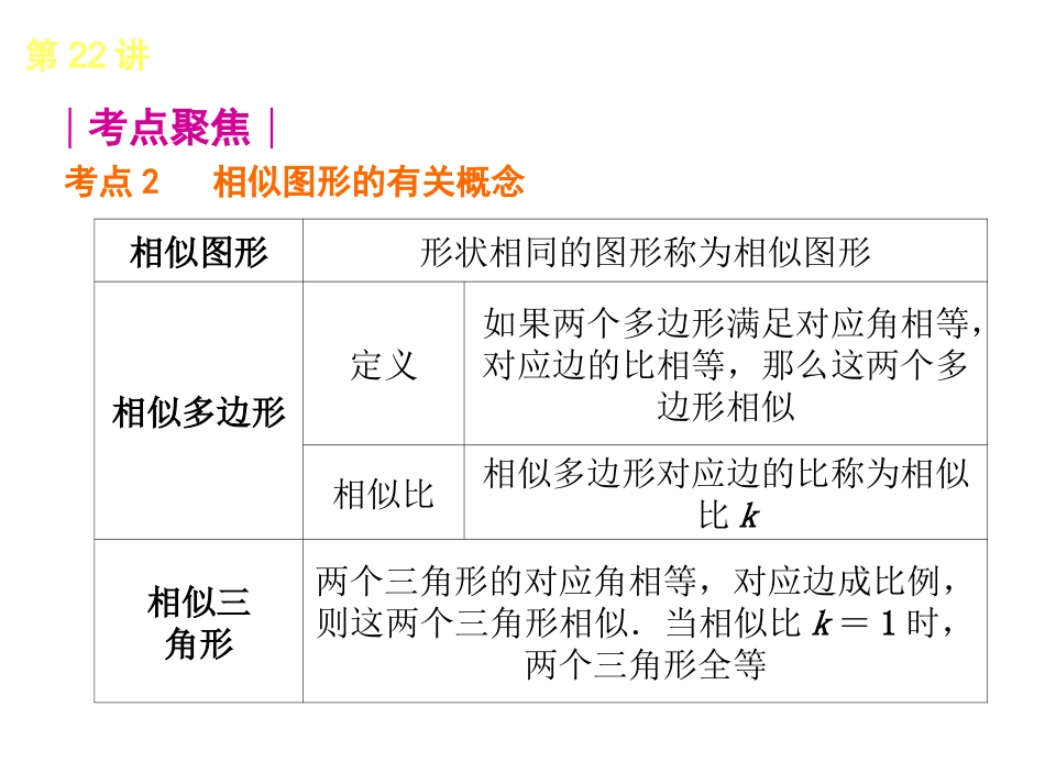 第22讲　相似三角形及其应用_第3页