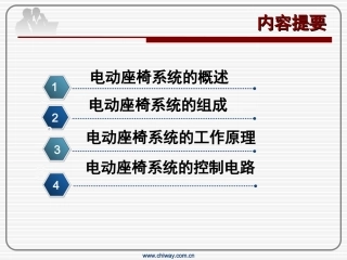 汽车电动座椅系统