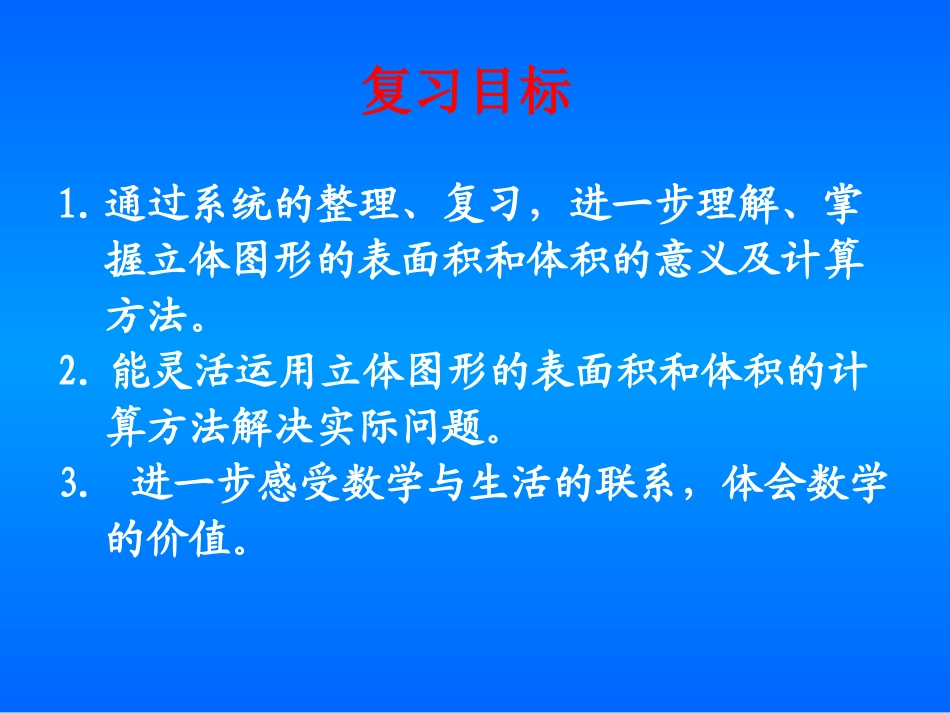 立体图形表面积和体积复习1_第2页