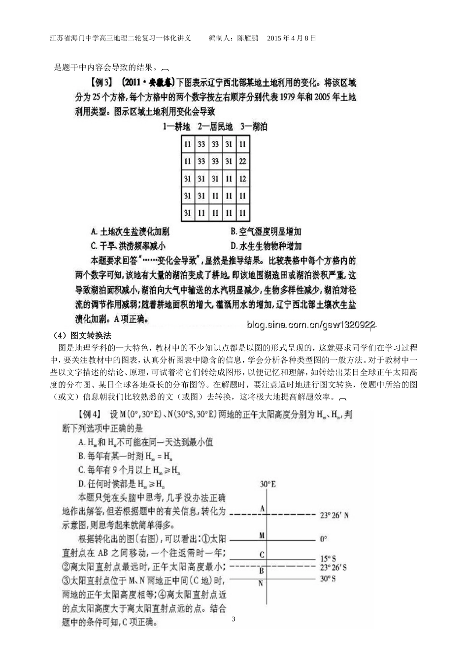 突破地理选择题的七种思维模式_第3页