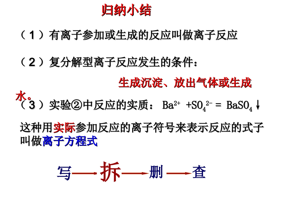 离子反应及其发生的条件_第3页