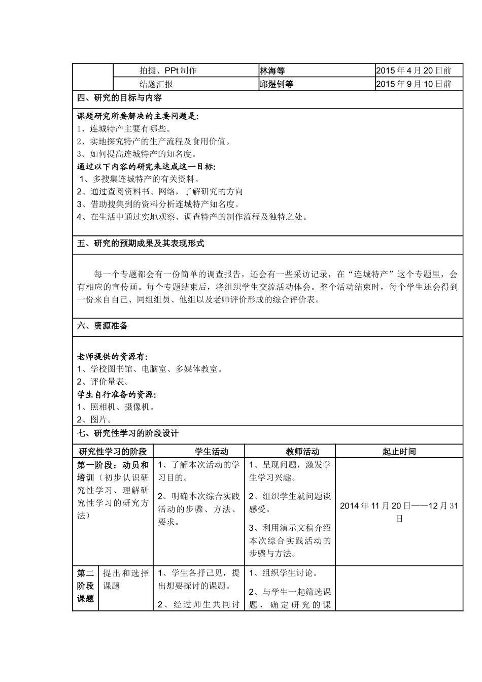 研究性学习方案_第2页