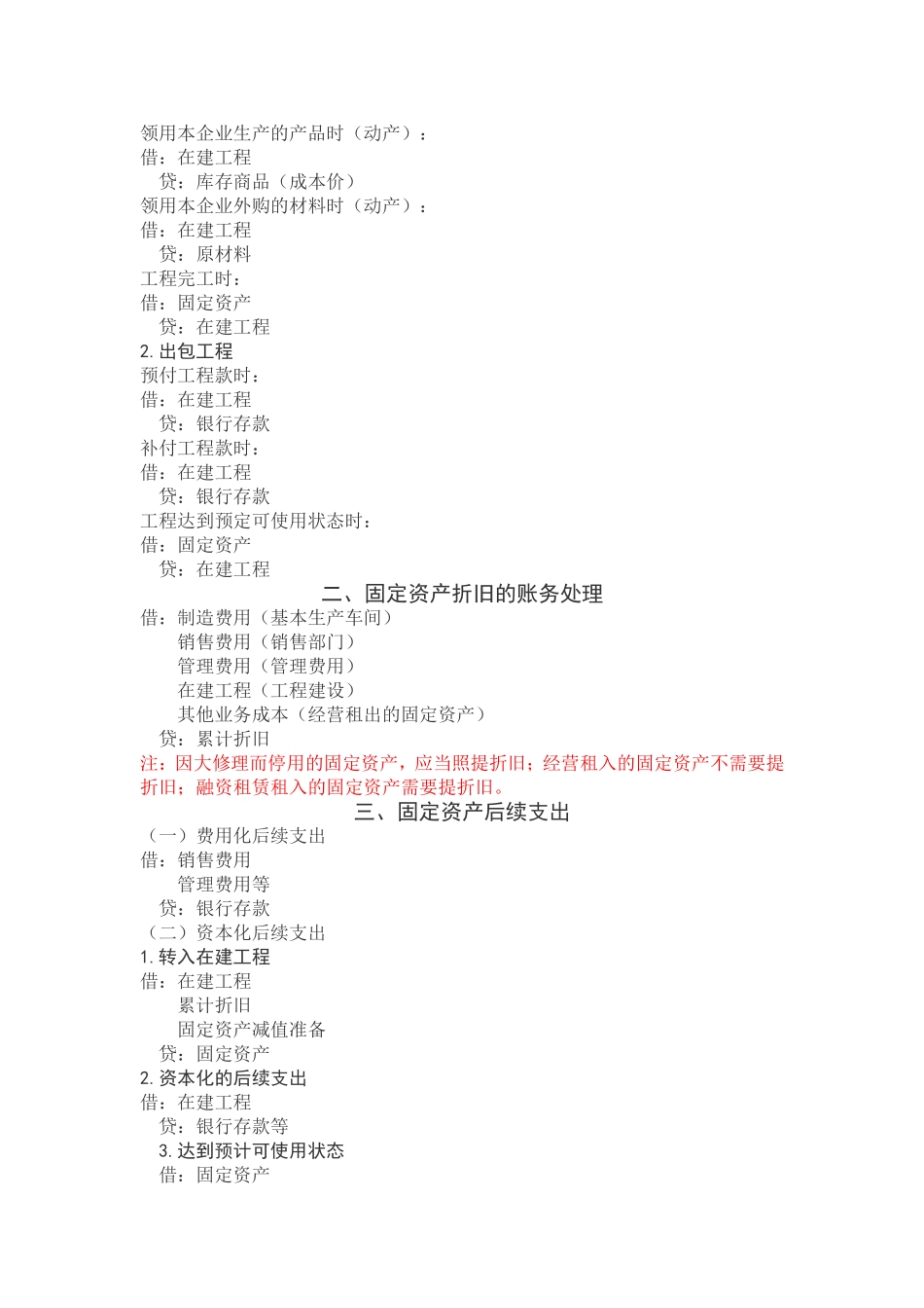 会计分录大全--固定资产_第2页