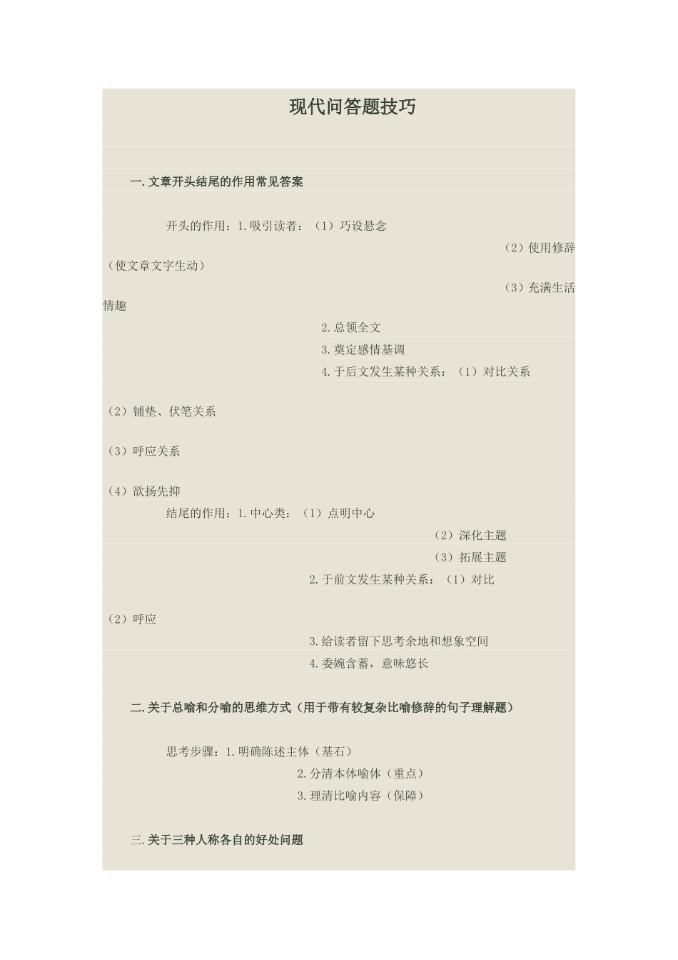 现代问答题技巧_第1页