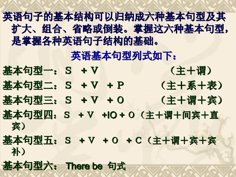 英语六大基本句型结构_第2页