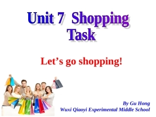 牛津译林英语七上Unit7Task