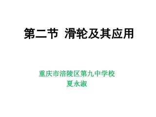 滑轮课件课件