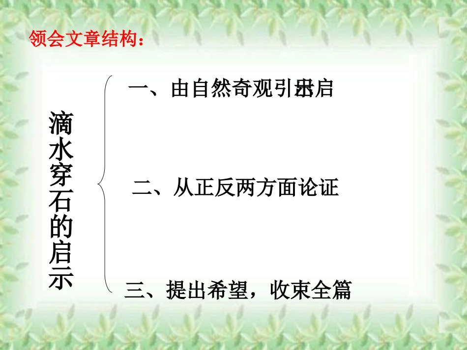 滴水穿石的启示课件_第2页