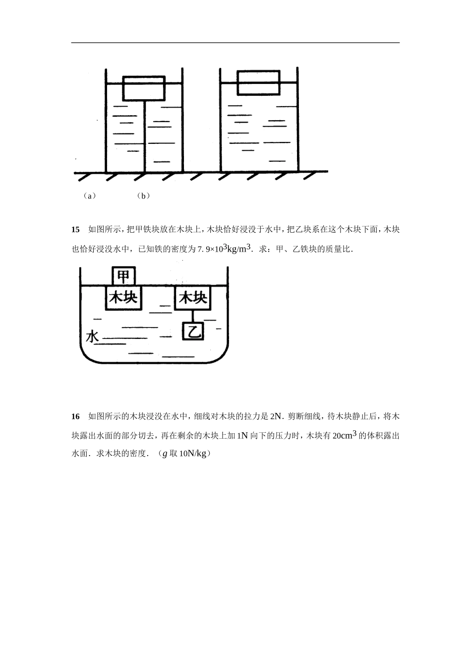 浮力经典例题_第3页