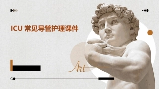 ICU常见导管护理课件