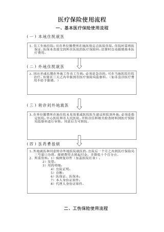 医疗保险报销流程(超详细)