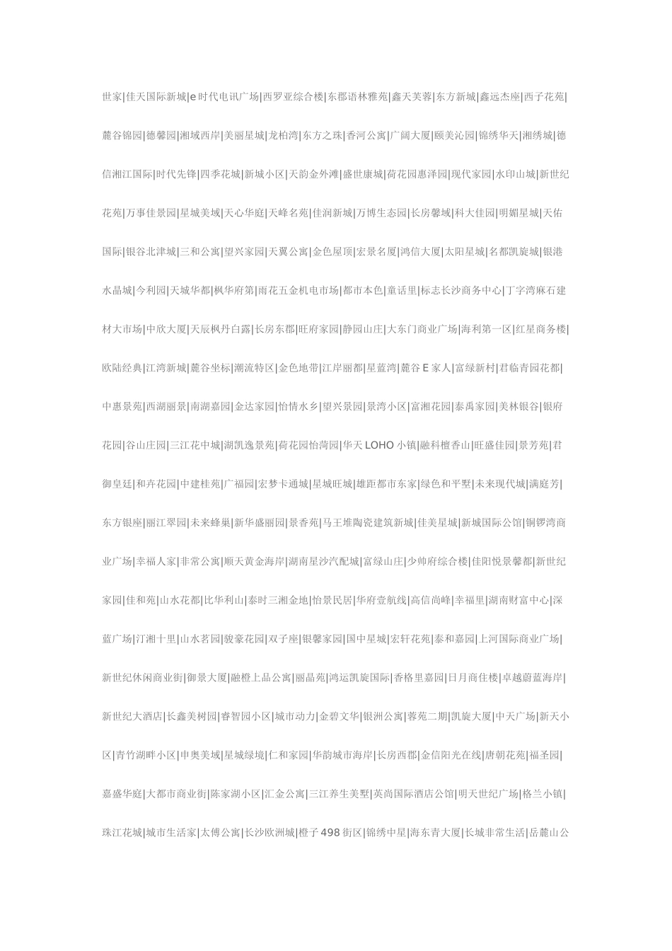 长沙房地产案名集_第2页