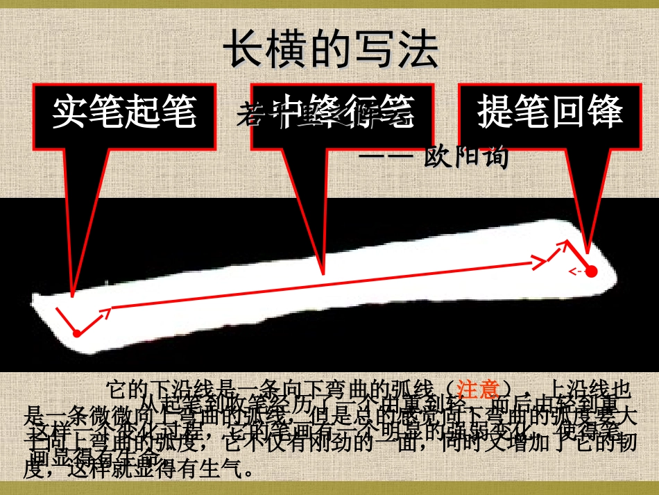 横的写法 三上软笔书法_第3页