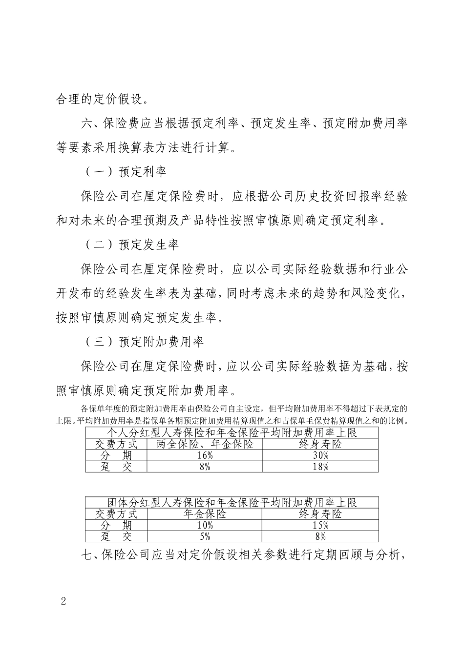 分红保险精算规定_第2页