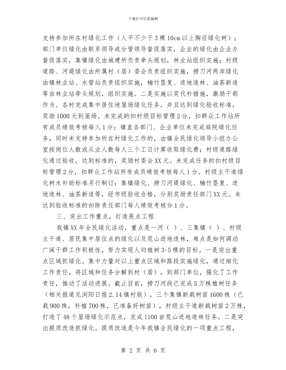 全民绿化活动情况汇报材料与全民读书月活动总结汇编_第2页